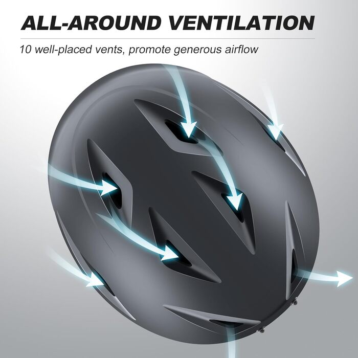 Шолом для сноуборду та лиж Odoland з маскою: захист UV 400, чорний + помаранчевий, розмір L (60-61 см)