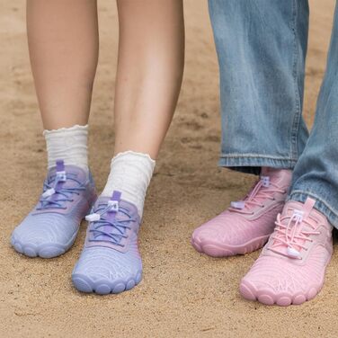 Жіночі шльопанці Sagaro для плавання та відпочинку, дихаючі, швидко сохнуть, широка передня частина, розмір 35-43, білий (35 EU, рожевий)