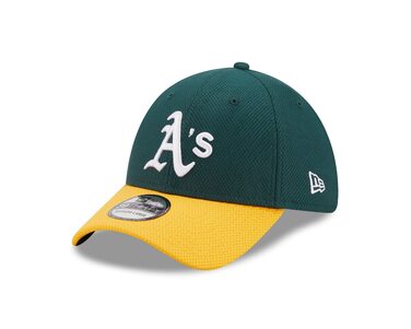 Кепка New Era Oakland Athletics MLB Diamond Era темно-зелена 39Thirty Stretch S-M #2-28738