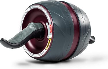 Ролик для преса Perfect Fitness AB Carver Pro, ультраширокий, чорний