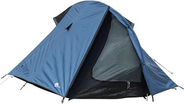 Намет туристичний yourGEAR Zelt ORA для 2 осіб, односкладовий, UV 50+, захист від комах, водонепроникний (5000 мм), блакитний/сірий