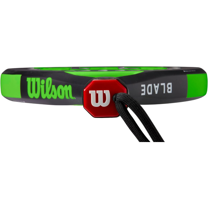 Падельна ракетка Wilson Blade Team v2, скловолокно/EVA, 370 г, чорна/неонова зелена