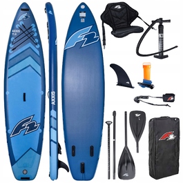 Сімейна SUP-дошка Axxis F2 11'6 Navy Combo з сидінням та багатофункціональним веслом 2в1