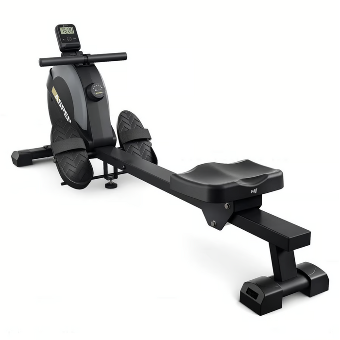 Гребний тренажер Hop-Sport HS-080R Aspen магнітний чорно-золотистий