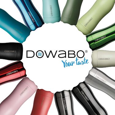 Термос Dowabo з нержавіючої сталі, 750 мл, оливковий, ізотермічна пляшка для напоїв, BPA-free, герметична, для газованої води, з чохлом