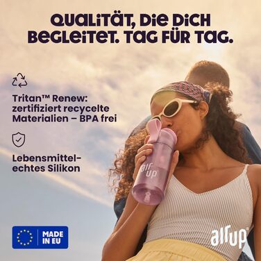 Пляшка для води air up Gen2 Starter Set Original 600 мл, із капсулами 5 смаків, без цукру, BPA-free, для пиття, фіолетова Lavender, можна мити в посудомийці