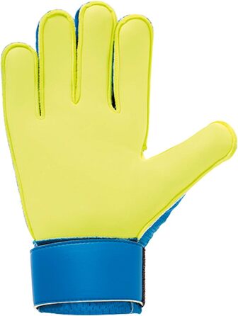 Воротарські рукавички Uhlsport Radar Control Starter Soft для дорослих, футбольні, розмір 8, сині/жовті