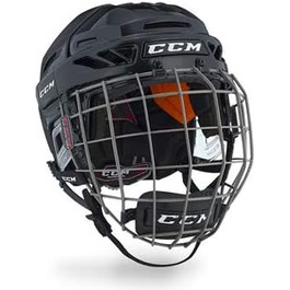 Хокейний шолом CCM Fitlite 90 Combo, темно-синій, розмір L (57-62 см)