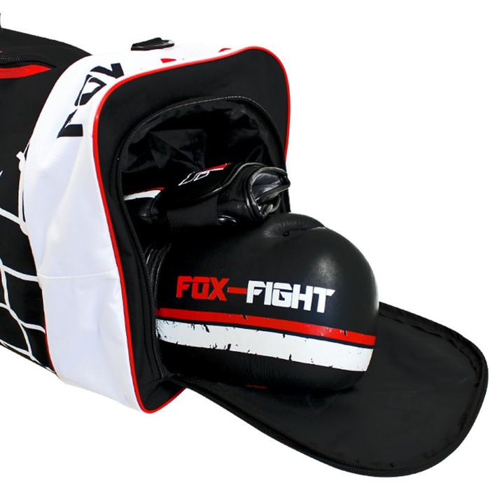 FOX-FIGHT спортивна сумка для тренувань, з відділенням для взуття, велика (70x28x28 см)