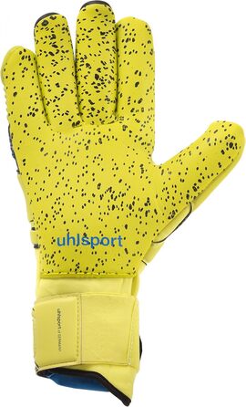 Воротарські рукавички Uhlsport Speed Up Supergrip Finger Surround чоловічі, розмір 9, легкі, флуоресцентно-жовті/чорні