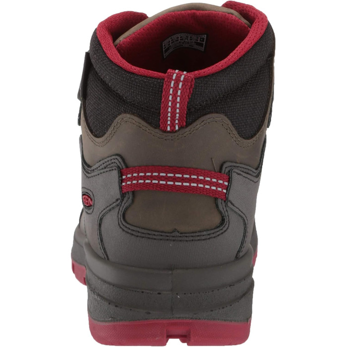 KEEN Redwood Mid - водонепроникні трекінгові черевики для жінок та чоловіків, 29 EU, сірий/червоний