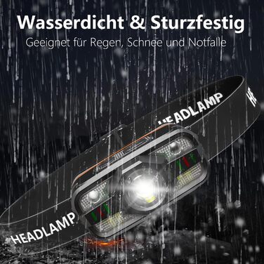 Ліхтар налобний Skylla LED акумуляторний 250000 люмен, Zoom, 11 режимів, IP67, регульований, для кемпінгу та надзвичайних ситуацій (T07)