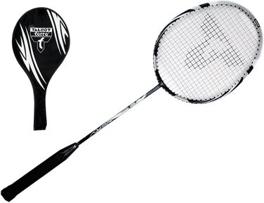 Бадмінтонна ракетка Talbot Torro Warrior 6.2, чорна-срібляста