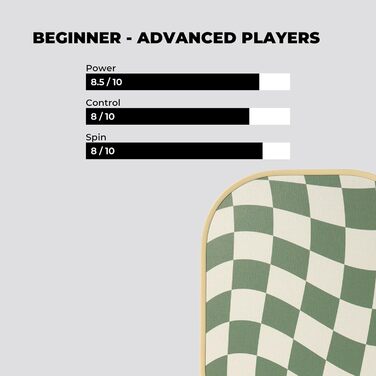 Пікбол ракетка Holbrook Performance: карбон, графіт, Day N' Night (Center Court)