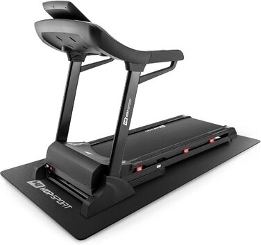 Захисний килимок для тренажерів Hop-Sport з ПВХ (0,6 мм) — протиковзний та водонепроникний килим під обладнання для домашнього залу, антивібраційний, різні розміри