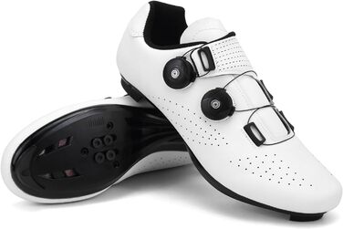 Велосипедні шкарпетки для чоловіків: MTB, шосе, крос-кантрі, кросівки, дихаючі, для занять спортом у приміщенні та на відкритому повітрі. Сумісні з SPD/SPD-SL. Колір: зелений (46 EU, білий).