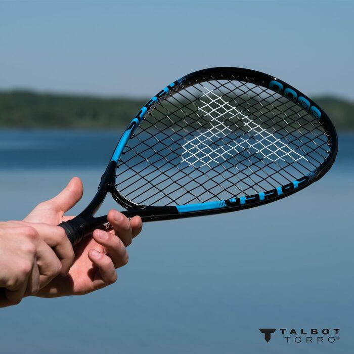 Бадмінтонний набір Talbot Torro Speed 6600: 2 алюмінієві ракетки 58,5 см, 5/6 вітростійких воланів, конуси для розмітки, рюкзак