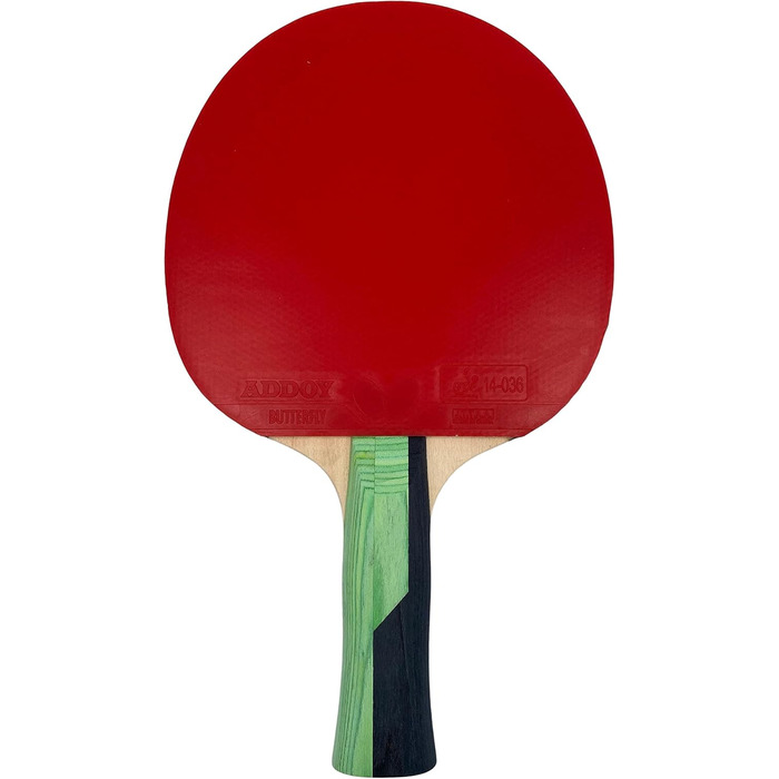 Настільна ракетка Butterfly 85018 Timo Boll Smaragd, чорна/зелена, стандарт