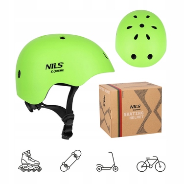 Регульований велосипедний шолом та комплект захисту для роликів, велосипеда та скейта, розмір XS