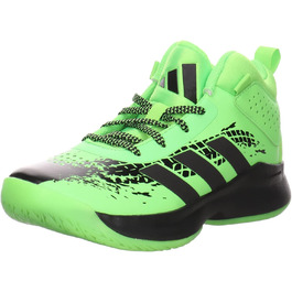 Кросівки баскетбольні adidas Cross Em Up 5 Wide для дітей та дорослих, Team Solar Green/Core Black, 40 EU