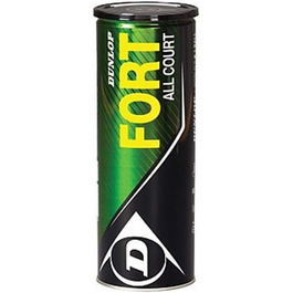 Тенісні м'ячі Dunlop Fort, набір 3 шт.