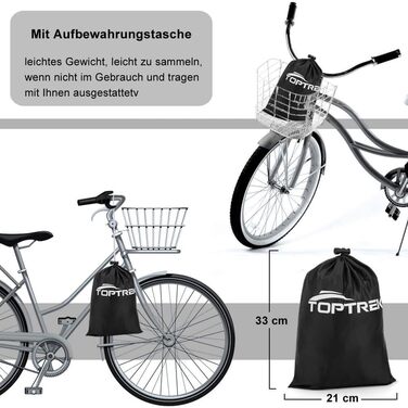Чохол для велосипедів Toptrek на 2 велосипеди, водонепроникний, 210T Oxford, 210 x 110 x 95 см
