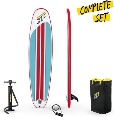 Надувний SUP-борд HYDRO FORCE Compact Surf 8' x 22'' x 3'' для Stand-Up Paddling, Multicolor