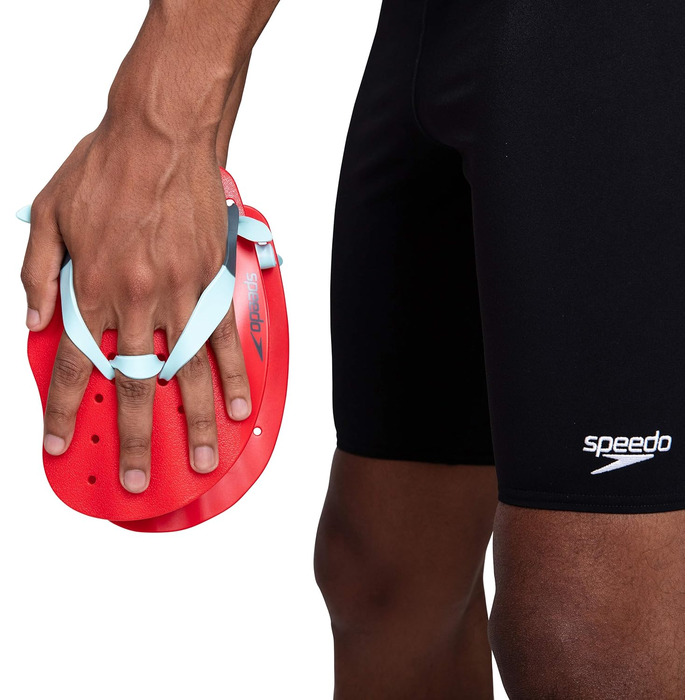 Лопатки для плавання Speedo Tech Paddle, унісекс, червоні/сині/сірі
