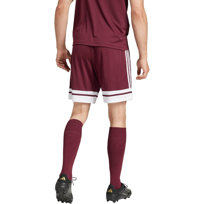 Спортивні чоловічі шорти adidas Squadra 25 (колір: бордовий/білий, розмір 56)