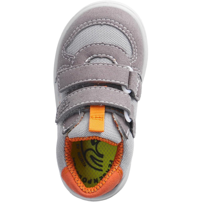 Чобітки RICOSTA для дівчаток та хлопчиків SAM, дитячі черевики для перших кроків, ширина: середня, змінна устілка, веганські, 26 EU, графіт, світло-сірий 460