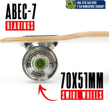 Скейтборд Madd Gear Pro Series Terrain 78.7x20.3 см для початківців - Комплект
