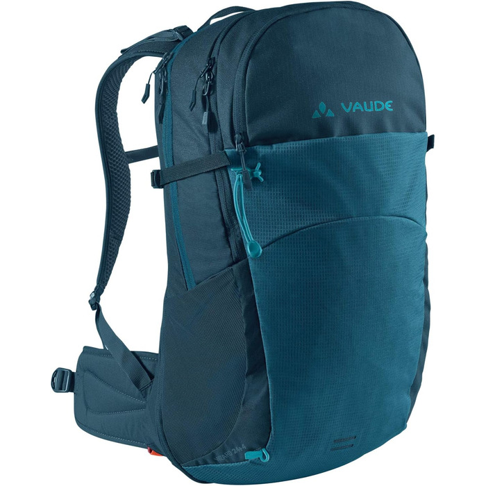 Туристичний рюкзак VAUDE Wizard 24+4 Blue Sapphire, водовідштовхувальний, для чоловіків і жінок, з анатомічною спинкою та органайзером