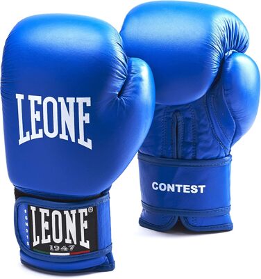 Боксерський шолом LEONE 1947 CS400, 10 oz (280 г), синій, для змагань