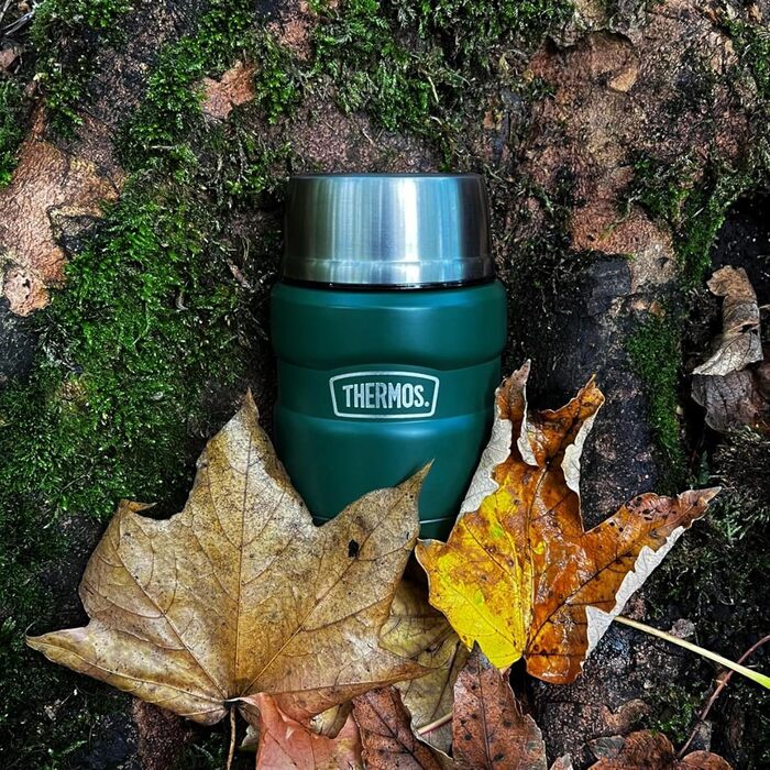 Термос для їжі Thermos King 0,47 л, нержавійка, червоний