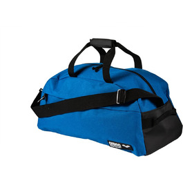 Спортивна сумка Arena Team Duffle 25 л для плавання та подорожей, з відділенням для мокрого одягу, знімний ремінь, синя
