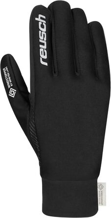 Чоловічі вітрозахисні рукавички Reusch Karayel Touch-tec, чорні-сріблясті, розмір 8.5, універсальні