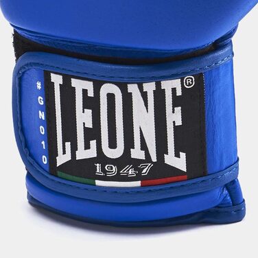 Боксерський шолом LEONE 1947 CS400, 10 oz (280 г), синій, для змагань