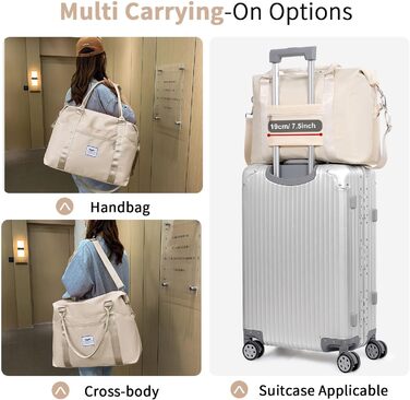 Спортивна сумка Daen FIORETTO: водонепроникна дорожня сумка-дуffel, ідеальна для подорожей та фітнесу, блакитна