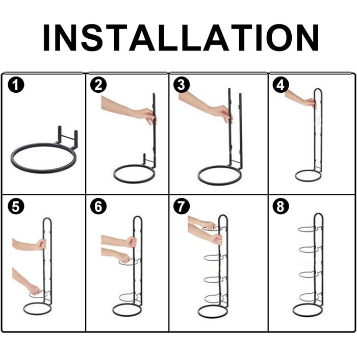 Стовпчик для м'ячів на 4 яруси, вертикальна підставка для зберігання м'ячів, стелаж для футбольних м'ячів, знімна металева підставка для демонстрації, полиця для зберігання м'ячів, для волейболу, баскетболу, футболу