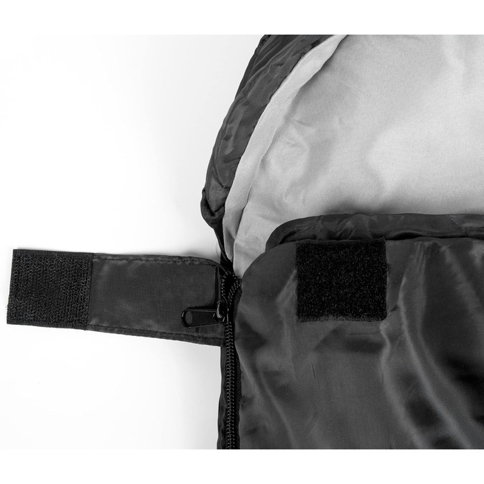 Сплячий мішок BESTIF для кемпінгу та відпочинку на природі: літній, водонепроникний, ультралегкий, компактний, 210x75 см, чорний