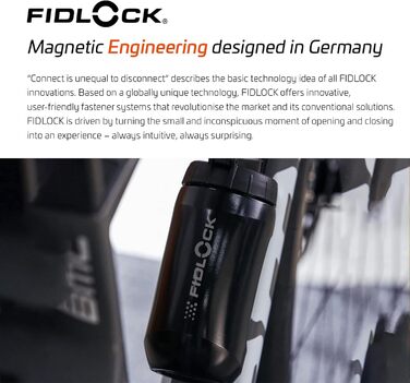 Пляшка для води Fidlock з конектором Twist, 450 мл, чорна