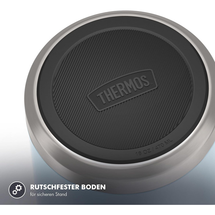Термос для їжі Thermos ICON, 0.47 л, Sky Mat — контейнер для харчування (зберігає тепло до 14 годин)