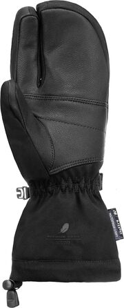 Жіночі лижні рукавички Reusch Nadia R-Tex Xt, пухова ізоляція, водонепроникна мембрана, дуже теплі, трипалі, чорні, розмір 8.5