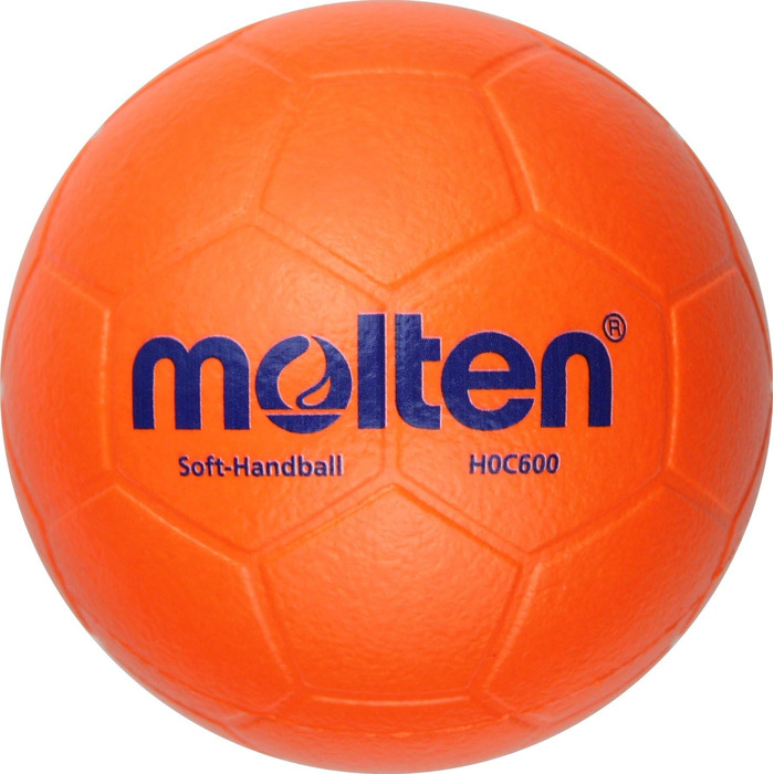 М'яч для гандболу Molten H0C600, поролоновий, помаранчевий, 180 г, 150 мм