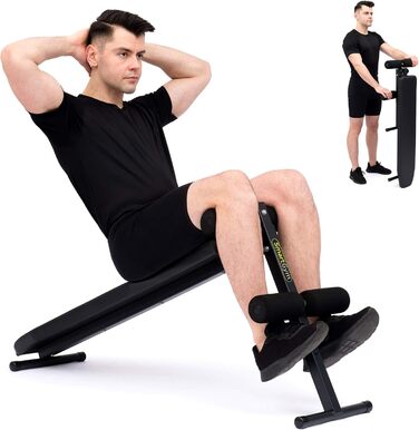 Лава для преса та гантелей Marbo Sport SmartGym SG-15, чорна, тренажер для преса