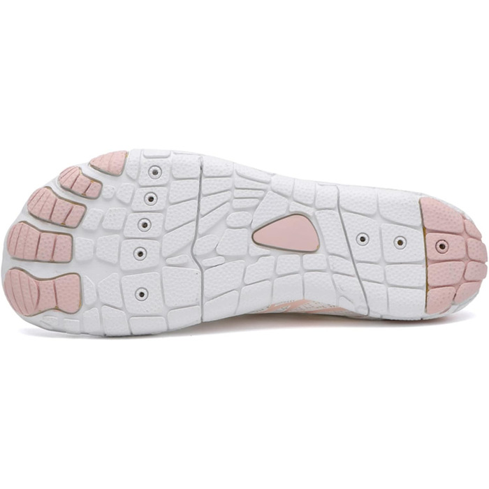 Чоловічі та жіночі аквашузи для плавання та відпочинку на пляжі. Легкі, дихаючі, з неслизькою підошвою. Розмір 40 EU, білі.