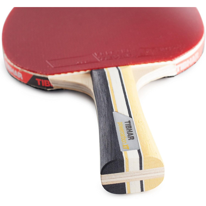 Ракетка для настільного тенісу Tibhar Powercarbon XT, професійна, ITTF, жовта