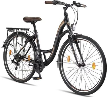Велосипед Licorne Bike Stella Premium City Bike для міста 20, 24, 26, 28 дюймів, для дівчат, хлопців, жінок і чоловіків, 21/6 швидкостей, голландський сітібайк