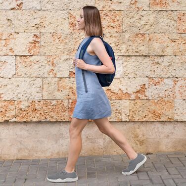 Жіночі босі кросівки для занять спортом та фітнесом. М'які, дихаючі, з антиковзкою підошвою. Розмір 44 EU, сірий колір.