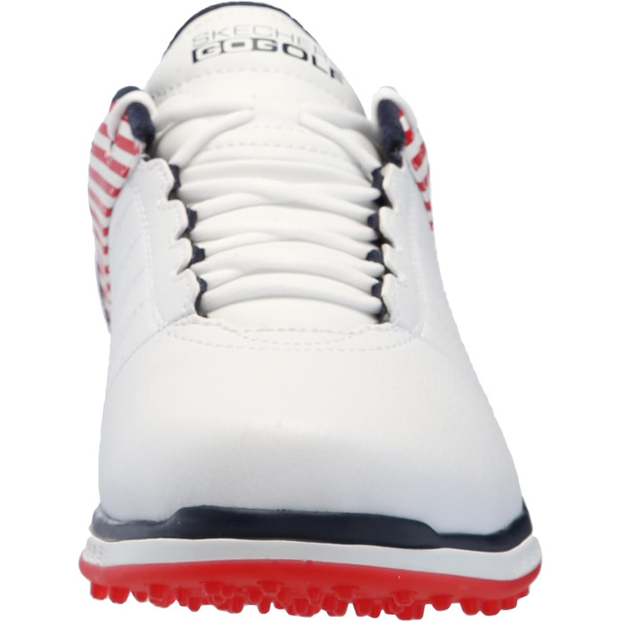 Жіночі гольф-кросівки Skechers Go Pivot Spikeless - білий, темно-синій, червоний (37 EU)